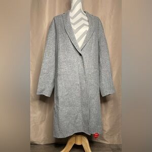 New Vince. Large Gray Wool Pea Coat